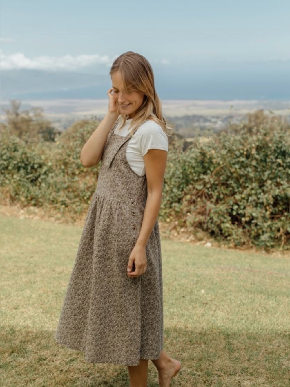 Neuflora Beige Floral London Dress
